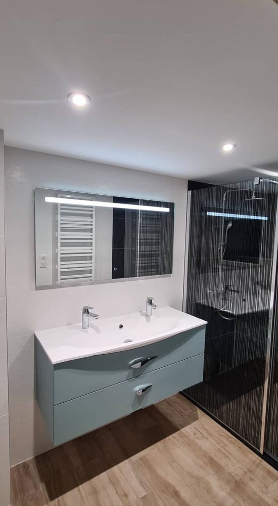 Salle de bain - bac à douche - paroie coulissante - Saint-Dié - Concept Bain (7)